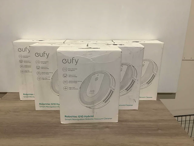 Eufy - robovac - g10 hybride - robotstofzuiger (5x) - afbeelding 1 van  7