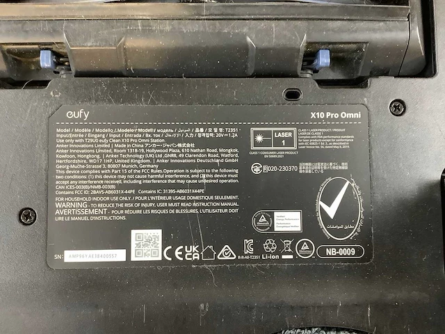 Eufy - x10 pro omni - robotstofzuiger - afbeelding 5 van  5