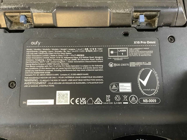 Eufy - x10 pro omni - robotstofzuiger - afbeelding 4 van  9