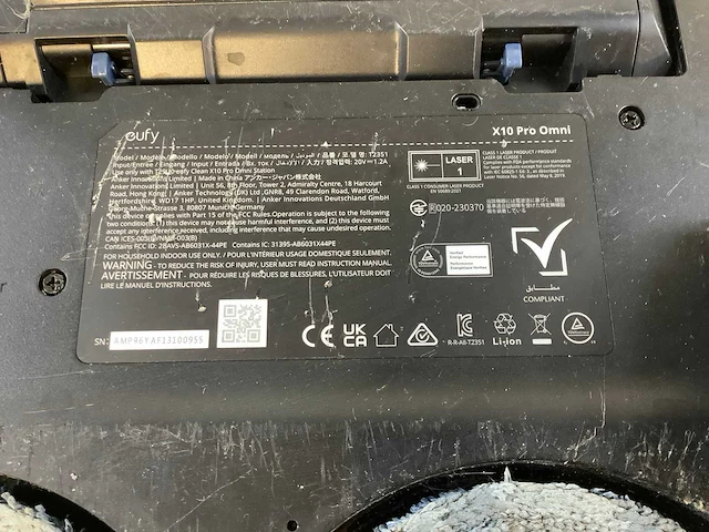Eufy - x10 pro omni - robotstofzuiger - afbeelding 8 van  9