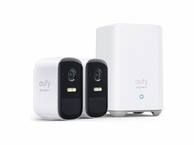 Eufy cam 2c pro 2plus1 kit draadloos home beveiligingssysteem wit - afbeelding 1 van  4