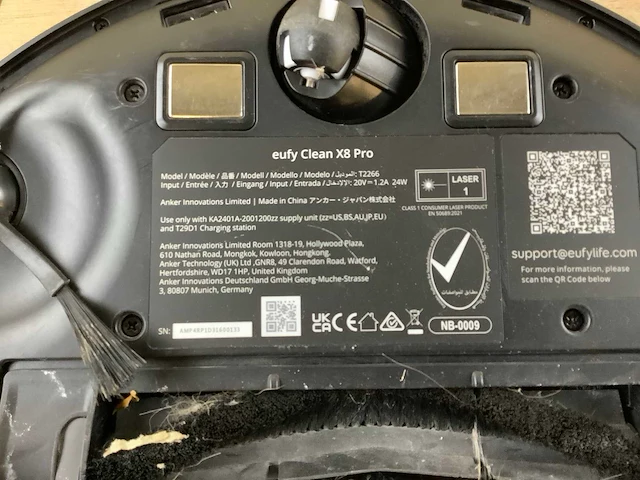 Eufy clean x8 pro robotstofzuiger - afbeelding 7 van  7