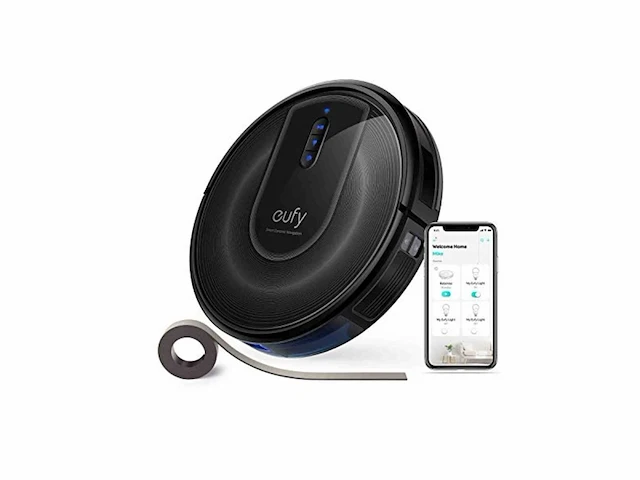 Eufy robovac g30 verge robotstofzuiger zwart - afbeelding 1 van  6