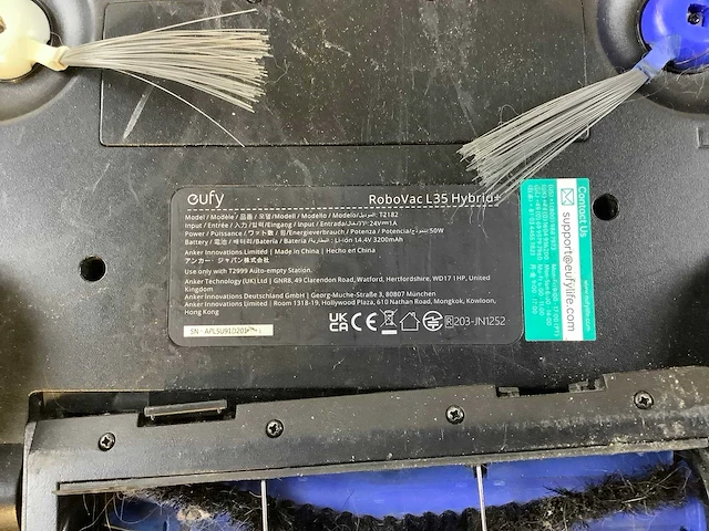 Eufy robovac l35 hybrid+ robotstofzuiger - afbeelding 8 van  8