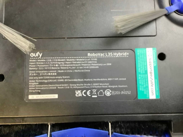 Eufy robovac l35 hybrid+ robotstofzuiger - afbeelding 8 van  8