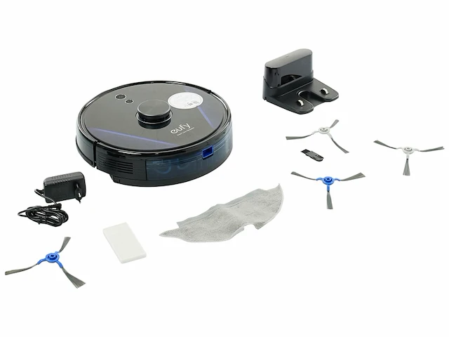 Eufy robovac lr30 hybrid robotstofzuiger en -dweil 3000pa-zuigkracht ipath laser navigation zwart - afbeelding 3 van  5