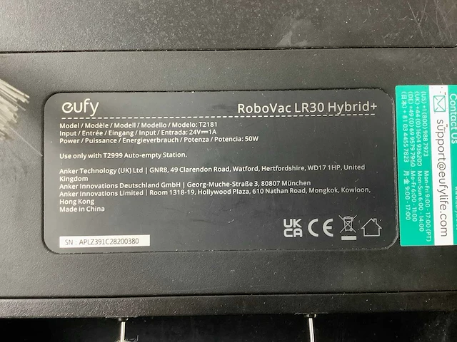 Eufy robovac lr30 hybrid+ robotstofzuiger - afbeelding 9 van  9