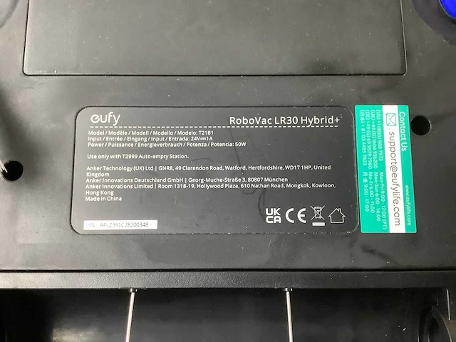 Eufy robovac lr30 hybrid+ robotstofzuiger - afbeelding 9 van  9