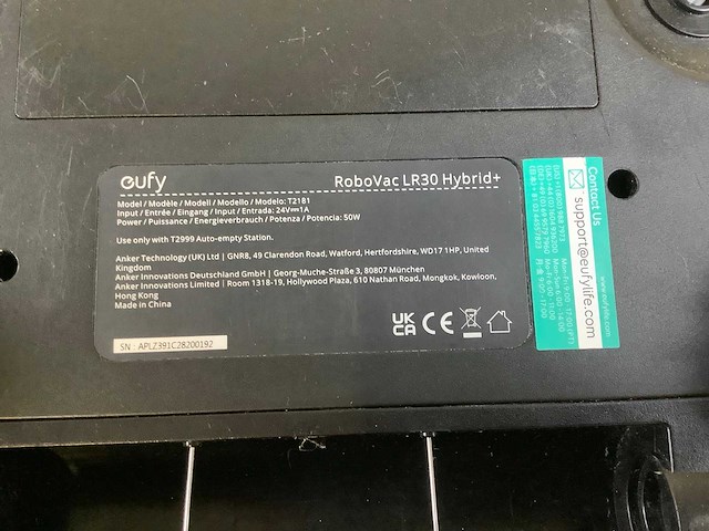 Eufy robovac lr30 hybrid+ robotstofzuiger - afbeelding 9 van  9