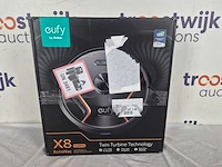 Eufy robovac x8 hybrid eu robotstofzuiger met lasernavigatie, 2-in-1: stofzuiger en dweil,2 x 2000 pa zuigkracht - afbeelding 2 van  3