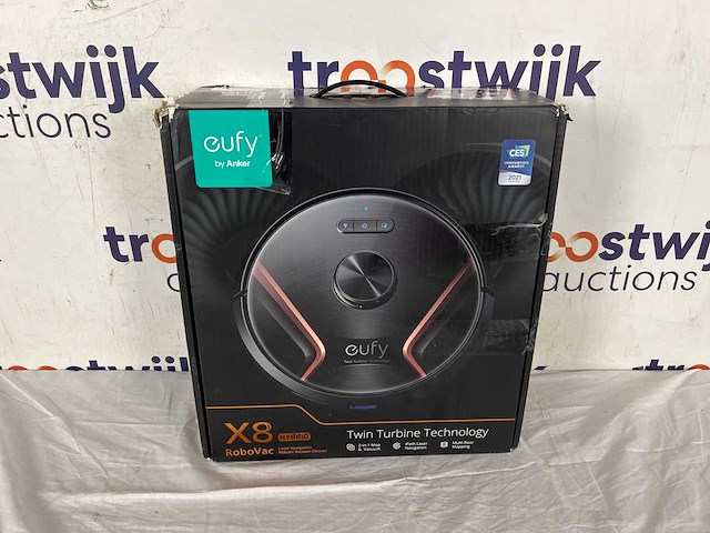 Eufy robovac x8 hybrid eu robotstofzuiger met lasernavigatie - afbeelding 2 van  2