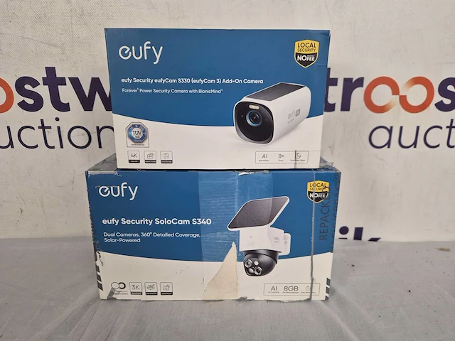 Eufy security eufycam 3 uitbreidingscamera + eufy security s340 solocamera – solocam - afbeelding 2 van  2