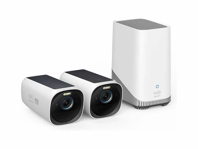 Eufy security s330 buitencamera's, 2 pack met homebase 3 – outdoorcam set - afbeelding 1 van  1