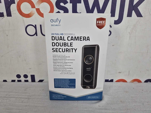 Eufy security video deurbel dual 2 pro – video doorbell- 2k hd - afbeelding 2 van  2
