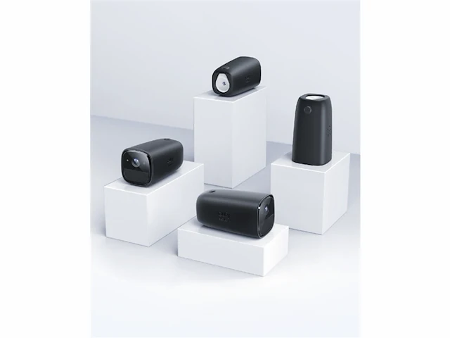 Eufy siliconenhoes voor eufycam 1, 2 & 2 pro zwart 2 stuks - afbeelding 2 van  4