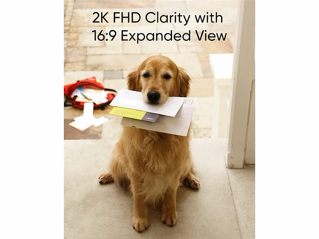 Eufy video deurbel c30 2k fhd zwart - afbeelding 3 van  5