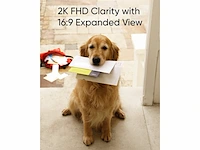Eufy video deurbel c30 2k fhd zwart - afbeelding 3 van  5