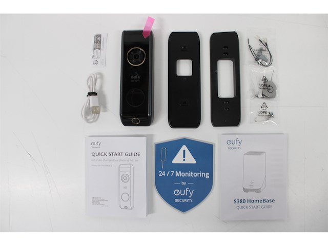 Eufy video deurbel dual 2 pro - 2 camera's - draadloos - exclusief homebase - afbeelding 5 van  6