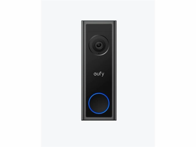 Eufy video doorbell c30 + chime zwart - afbeelding 1 van  2