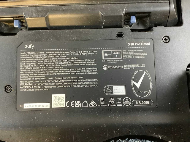 Eufy x10 pro omni robotstofzuiger - afbeelding 7 van  7