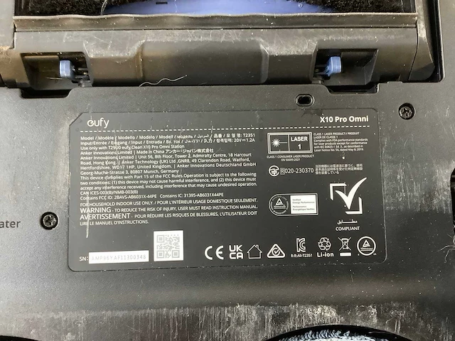 Eufy x10 pro omni robotstofzuiger - afbeelding 9 van  9