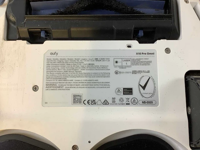 Eufy x10 pro omni robotstofzuiger - afbeelding 9 van  9