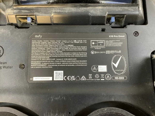 Eufy x10 pro omni robotstofzuiger - afbeelding 8 van  8