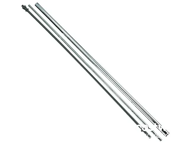 Euphoria 15cm kortere douchepijp chroom - afbeelding 1 van  2