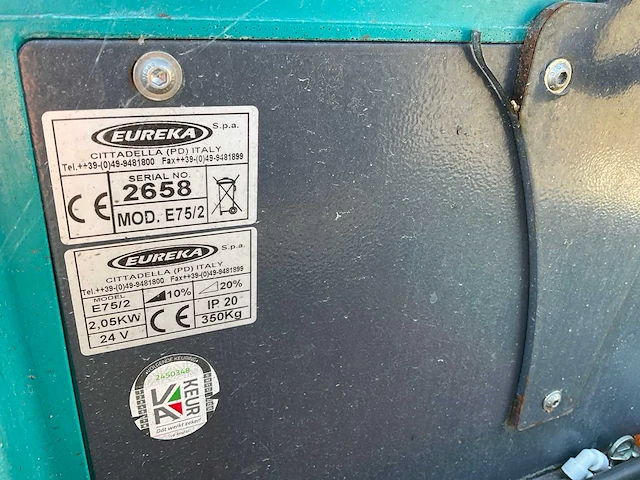 Eureka e75/2 vloerreiniger - zit schrob-/zuigmachine - afbeelding 3 van  15