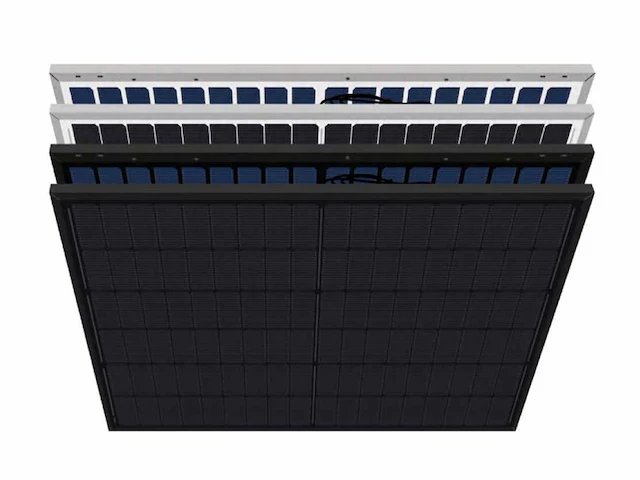 Eurener 430 wp full black topcon bifacial zonnepaneel (12x) - afbeelding 1 van  4