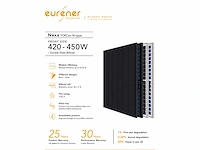Eurener 430 wp full black topcon bifacial zonnepaneel (12x) - afbeelding 2 van  4