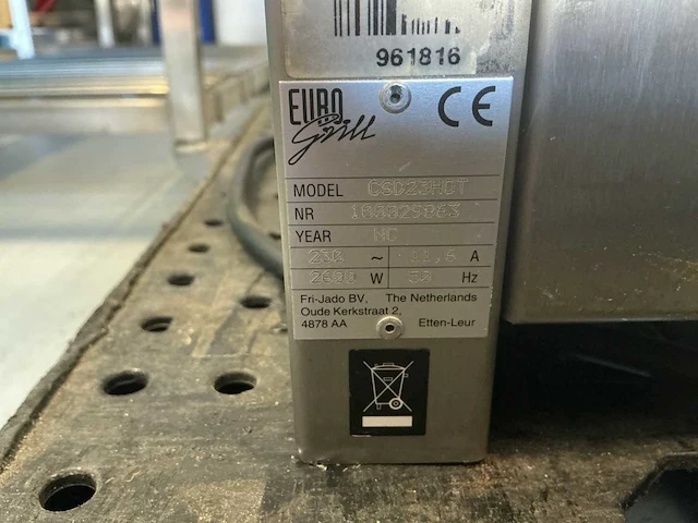 Euro grill csd23hot warmhoudvitrine - afbeelding 6 van  6