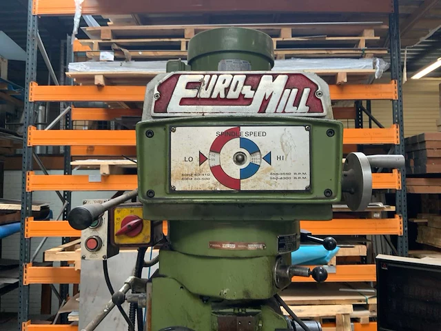 Euro-mill 4vs-sq vrijstaande verticale freesbank - afbeelding 11 van  32