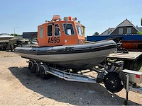 Euro offshore rib with volvo penta tamd42 patrol survey consoleboot en visboot - afbeelding 1 van  22