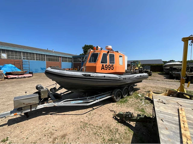 Euro offshore rib with volvo penta tamd42 patrol survey consoleboot en visboot - afbeelding 20 van  22