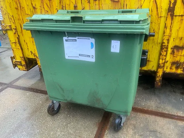 Euro plast afvalcontainer - afbeelding 1 van  3