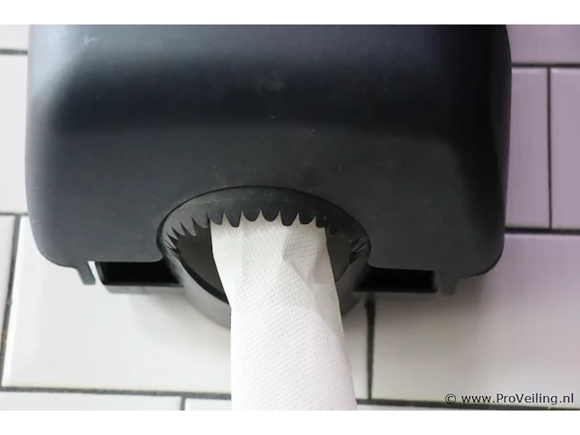 Euro products papieren handdoekdispenser -25x24x36cm - afbeelding 2 van  2