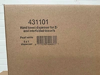 Euro products vouw handdoekdispenser (51205x) - afbeelding 5 van  8