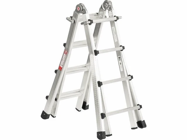 Euro-vario vouwladder 4x4 treden - afbeelding 1 van  6