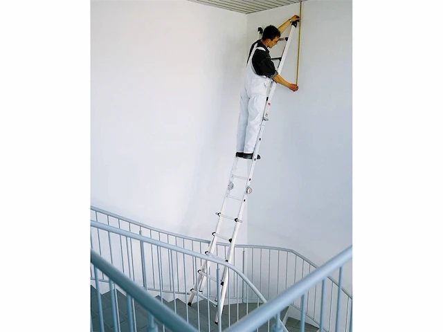 Euro-vario vouwladder 4x4 treden - afbeelding 4 van  6