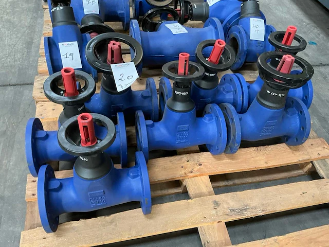 Euro-wedi dn80 pn16 flensafsluiter (7x) - afbeelding 1 van  11