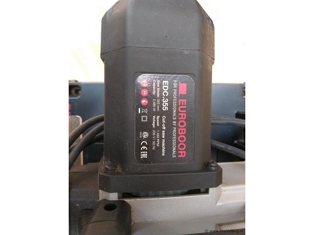 Euroboor - edc 355 - metaalafkortzaagmachine - afbeelding 5 van  5