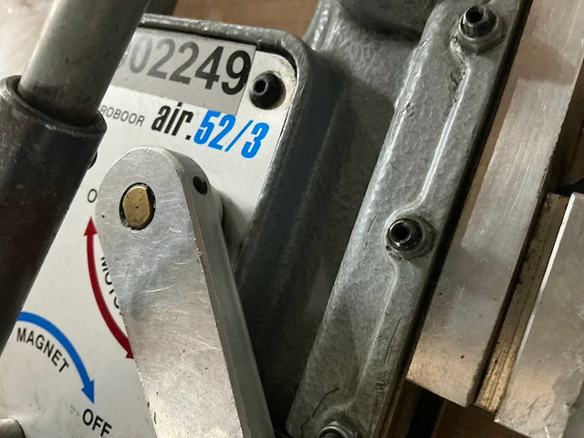 Euroboor p06-14j air 52/3 magneetboor pneumatisch - afbeelding 5 van  6
