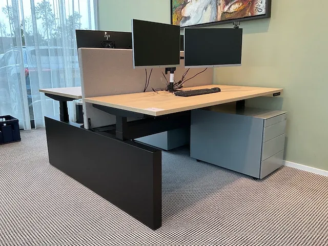 Eurodesk alst2230 duo bureau - afbeelding 2 van  9