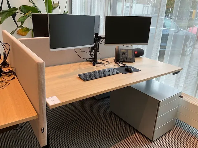 Eurodesk alst2230 duo bureau - afbeelding 3 van  10