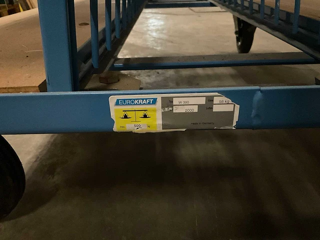 Eurokraft - w 390 - rolwagen - afbeelding 2 van  3