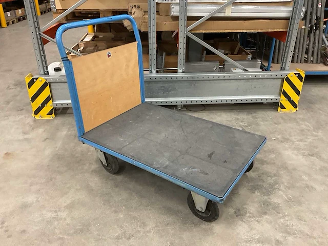 Eurokraft plateauwagen - afbeelding 1 van  1