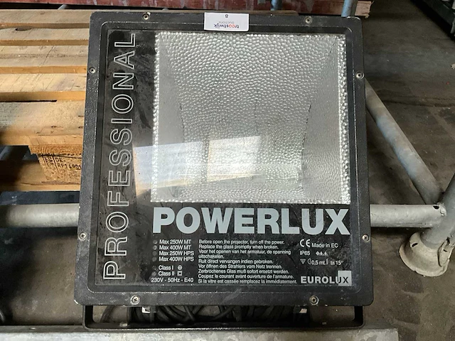 Eurolux powerlux bouwlamp met mast - afbeelding 2 van  7