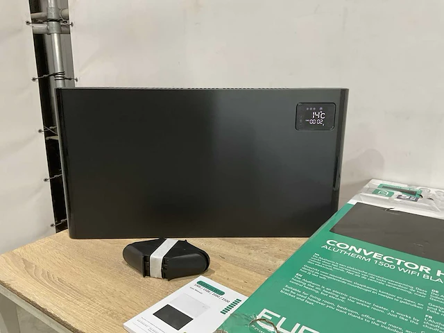 Eurom alutherm 1500 wifi black convector heater - afbeelding 4 van  7