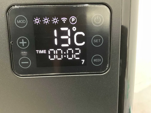 Eurom alutherm 1500 wifi black convector heater - afbeelding 5 van  7